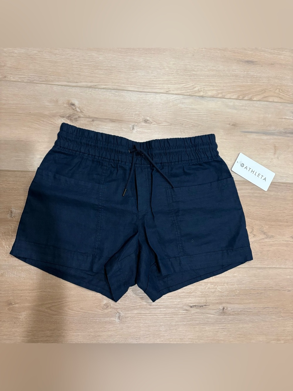 athleta cabo linen short, NWT sz 12